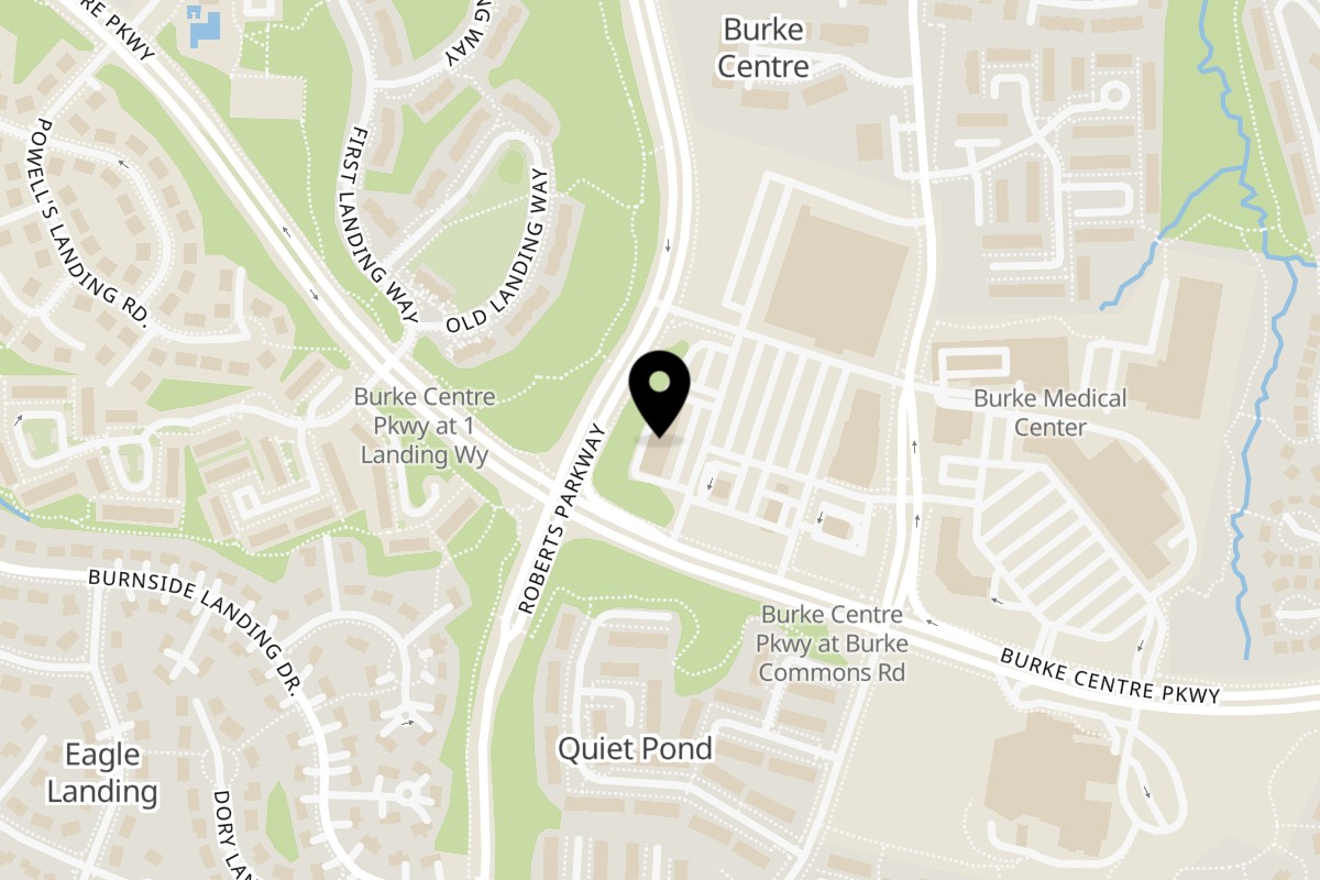 Map showing the location of Villa Bella on 6050 Burke Commons Rd C in Burke